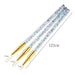 3Pcs Nail Art Brush Line Drawing Pen - Esellertree