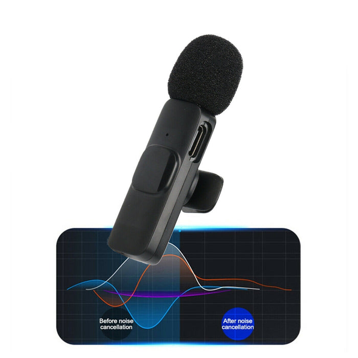 Wireless Lavalier Microphone Mic - Esellertree