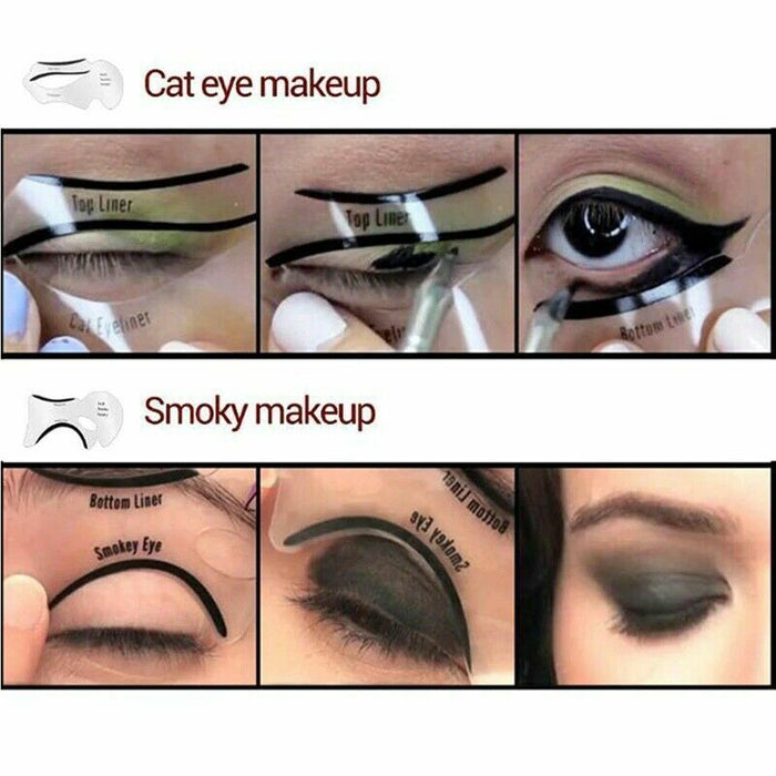 Eyeliner Stencil Eyeshadow Guide - Esellertree