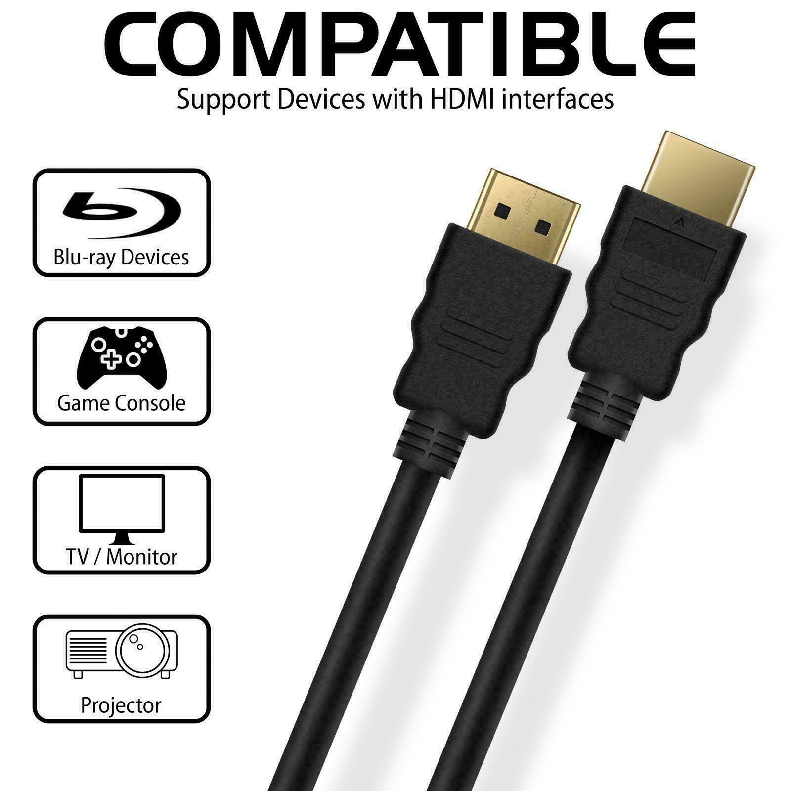 4K HDMI 2.0 Extra Long Cable – Ultra HD Streaming with Lightning-Fast ...