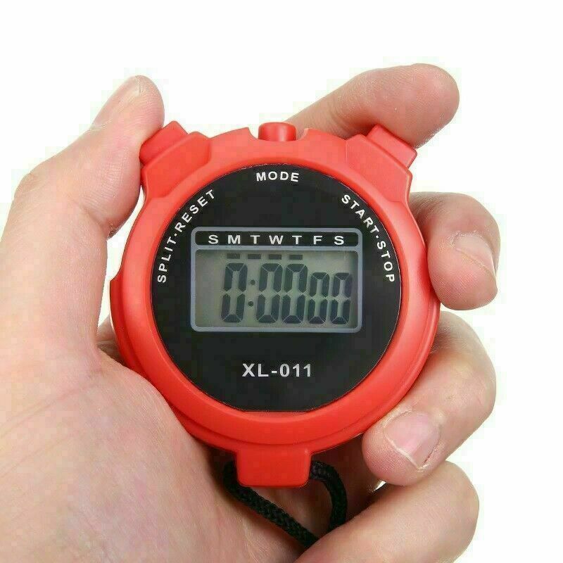 Digital Handheld Sports Stopwatch Stop watch Timer Alarm Counter UK Seller