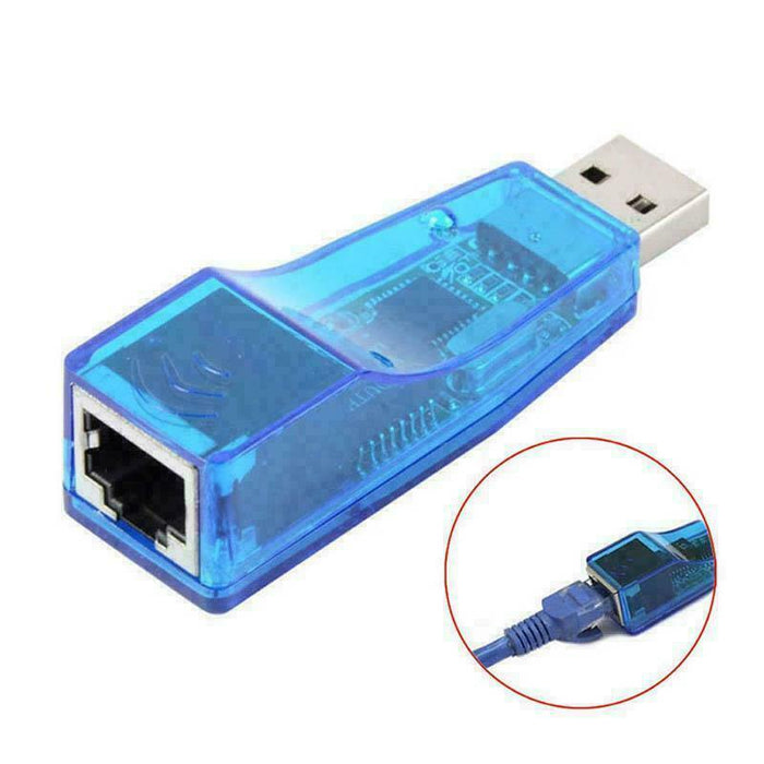 USB 2.0 To LAN RJ45 Ethernet Network Card Adapter - Esellertree