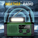 Portable Solar Dynamo Hand Crank Weather Radio - Esellertree