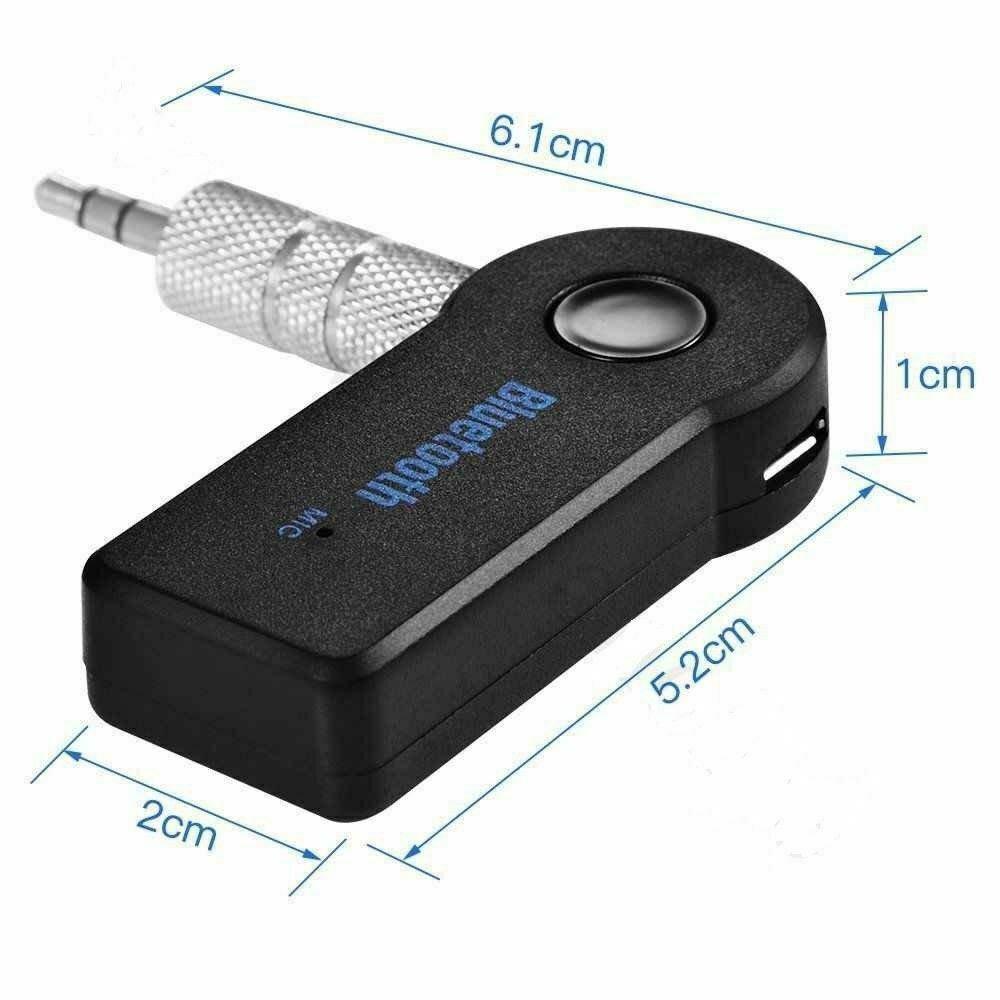 Wireless Bluetooth 3.5mm AUX Audio Stereo Music Car - Esellertree