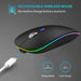 Slim Silent Rechargeable Wireless Mouse - Esellertree