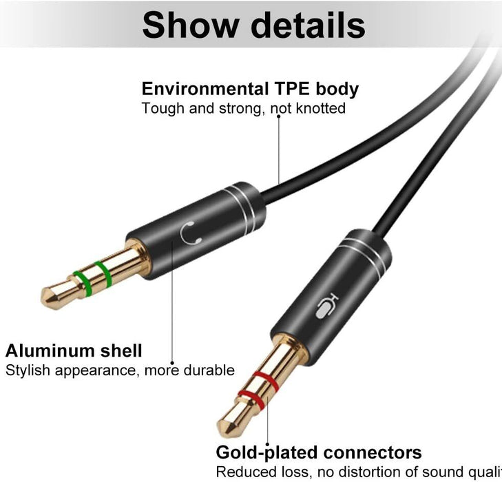 3.5mm Headset Adapter Splitter - Esellertree