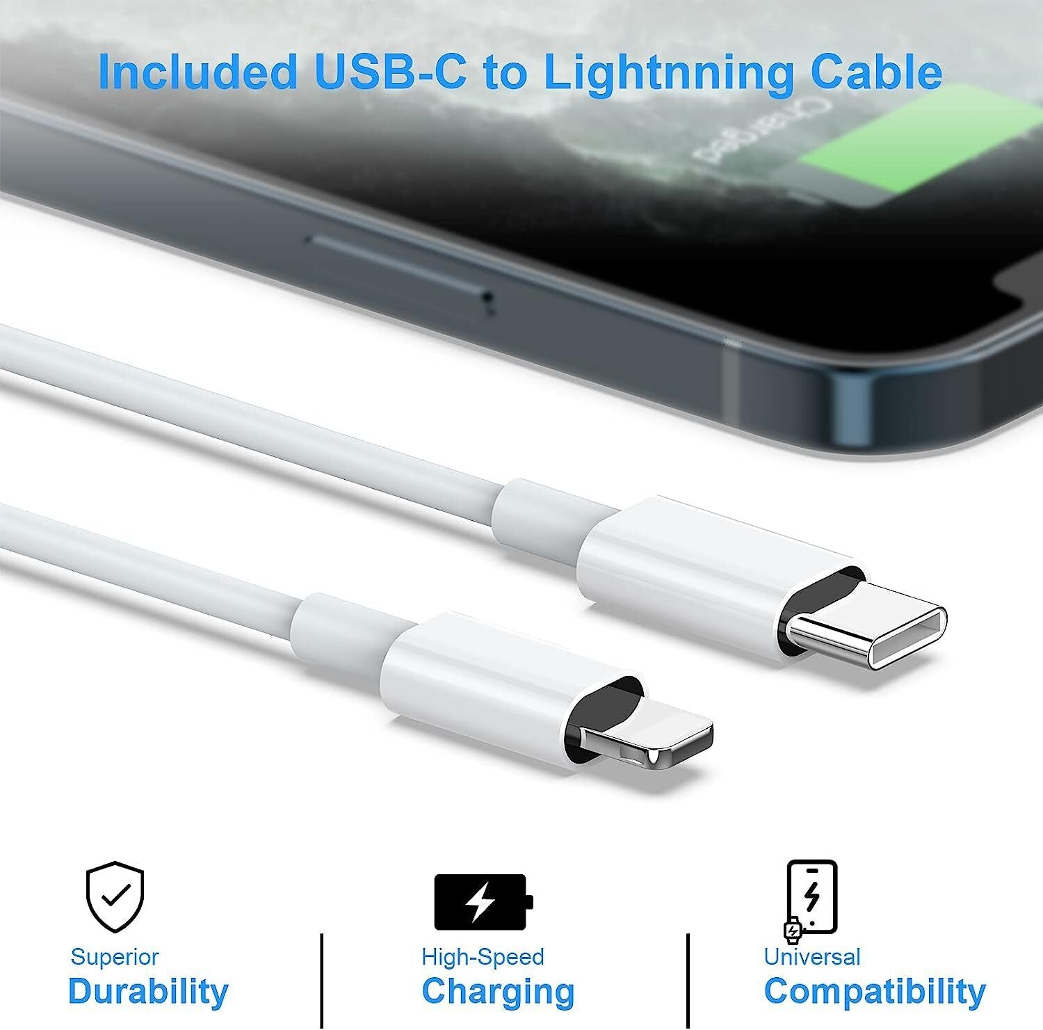 18W FAST PLUG For Apple A1696 USB-C TYPE - Esellertree