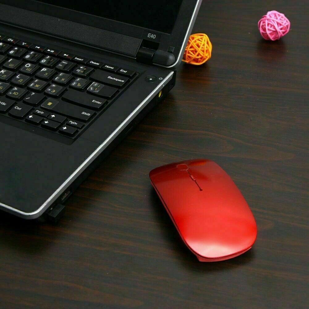 2.4GHz Wireless Cordless Red Mouse Mice Optical Scroll - Esellertree