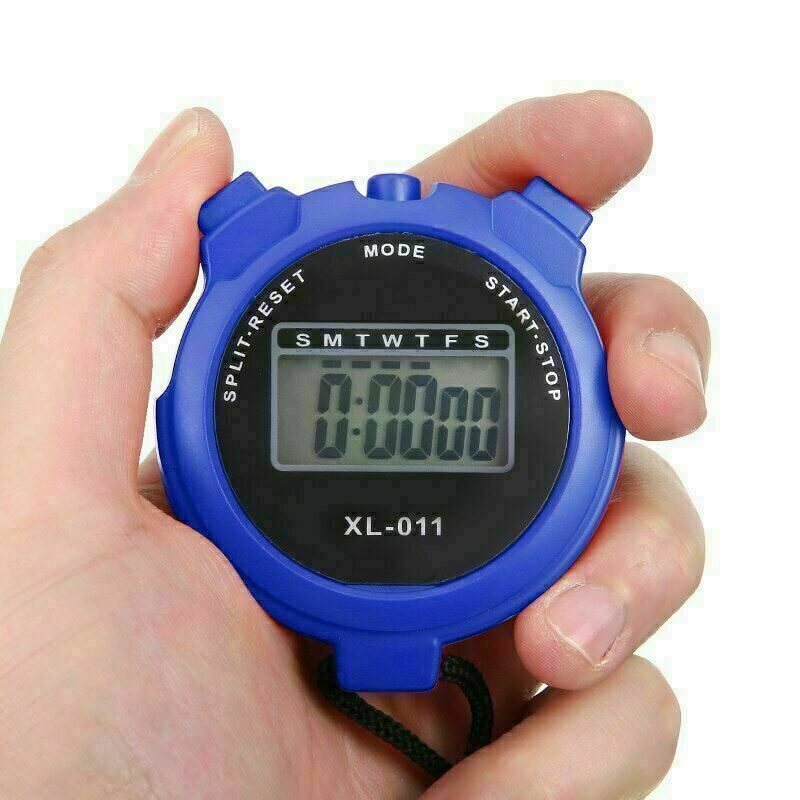 Digital Handheld Sports Stopwatch Stop watch Timer Alarm Counter UK Seller