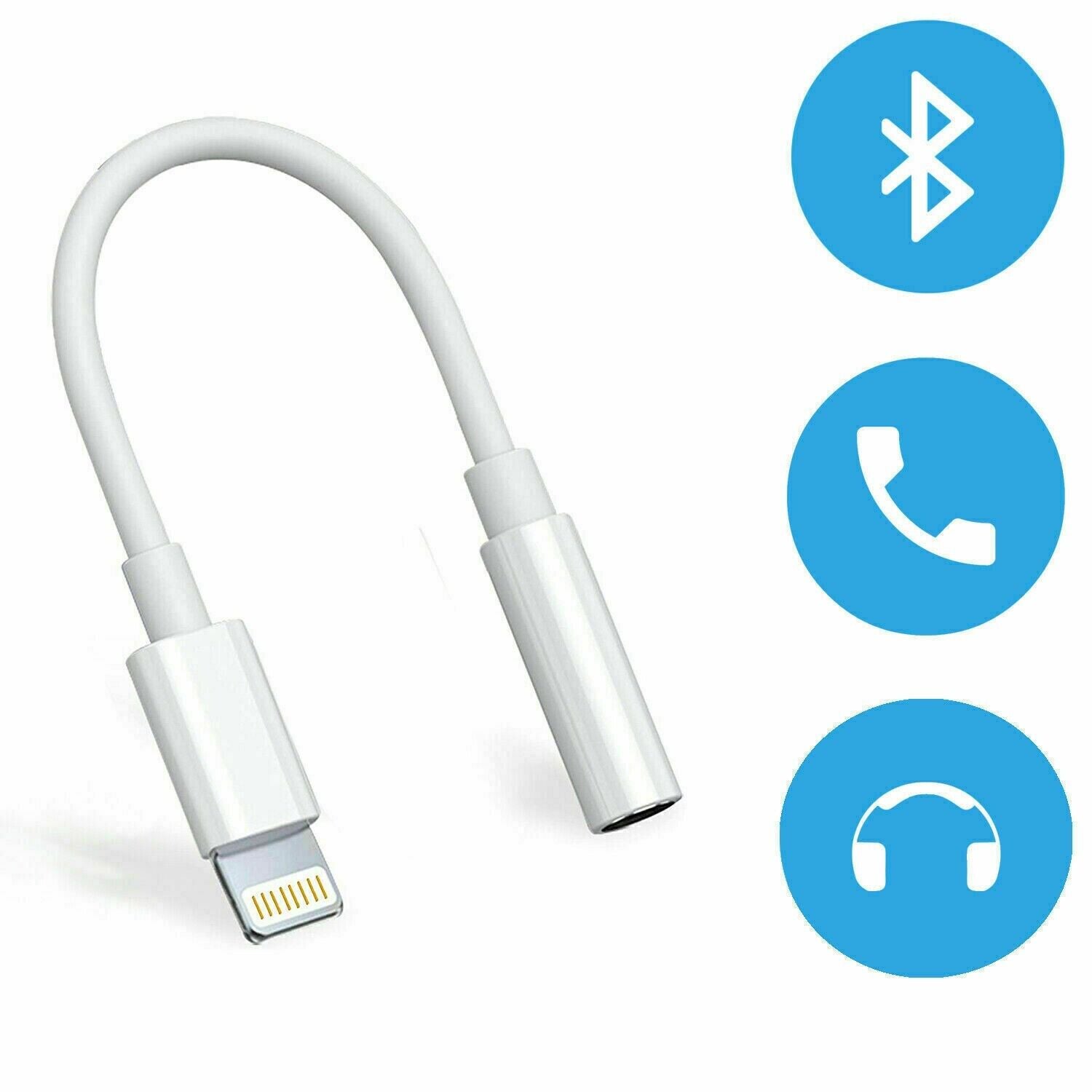 Adapter for Apple iPhone 3.5mm Jack Connector cable - Esellertree