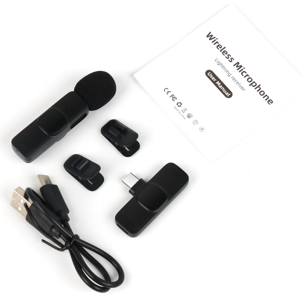 Wireless Lavalier Microphone Mic - Esellertree