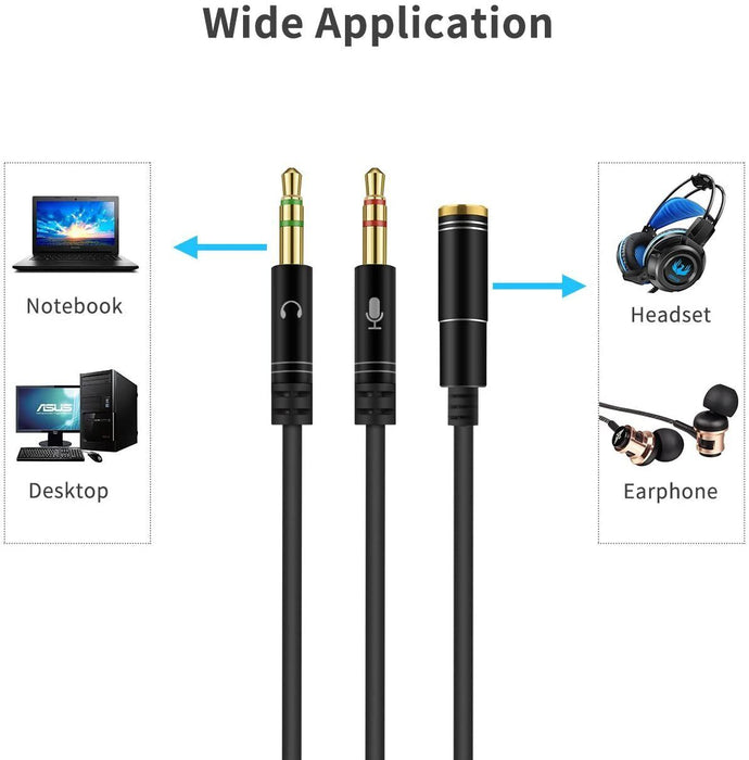 3.5mm Headset Adapter Splitter - Esellertree