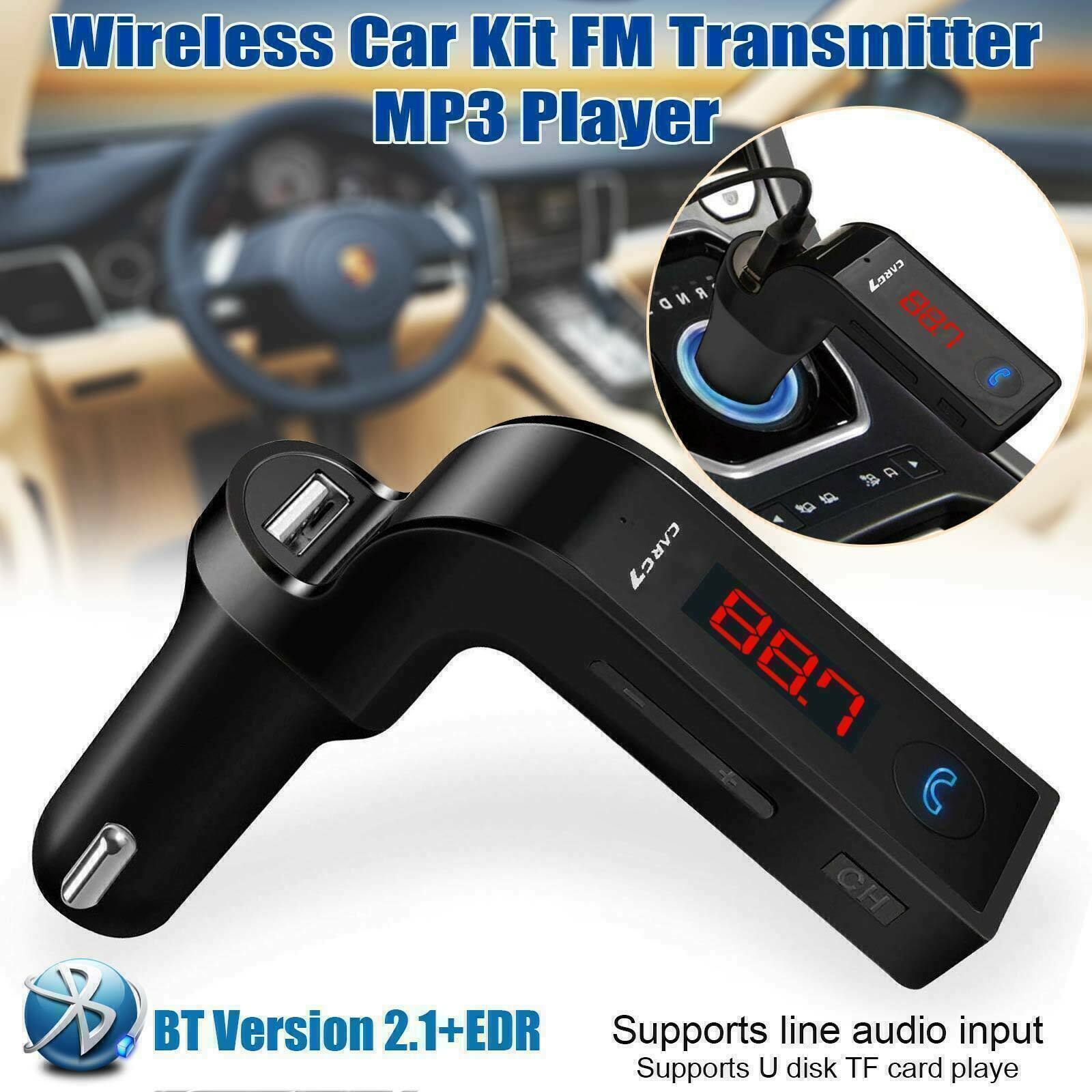 Wireless Car MP3 Bluetooth FM Transmitter Radio Music Player - Esellertree