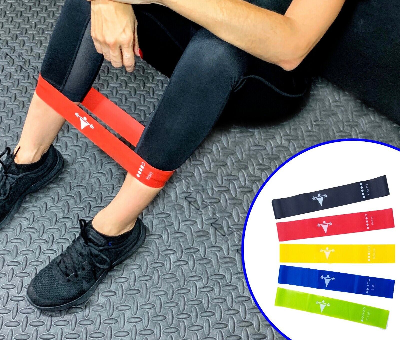 Set of 5 Exercise Workout CrossFit Fitness Yoga Booty Band - Esellertree