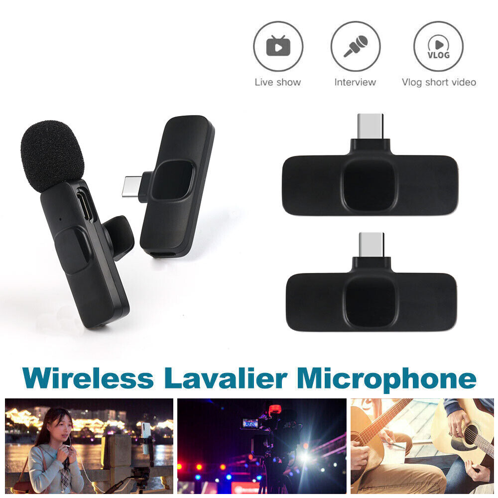 Wireless Lavalier Microphone Mic - Esellertree