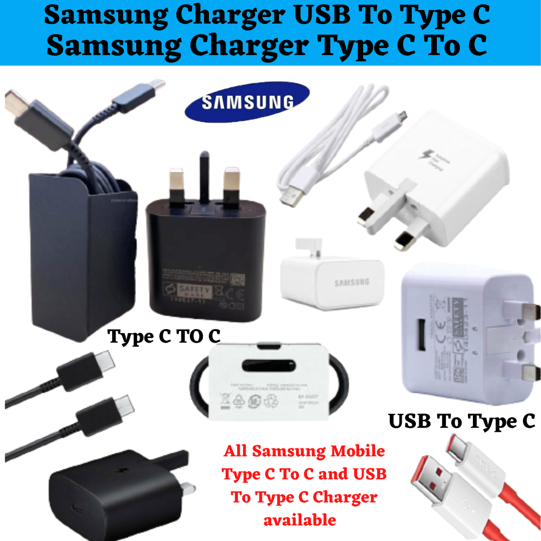 Samsung 25W Super Fast Charger & Cable - Esellertree