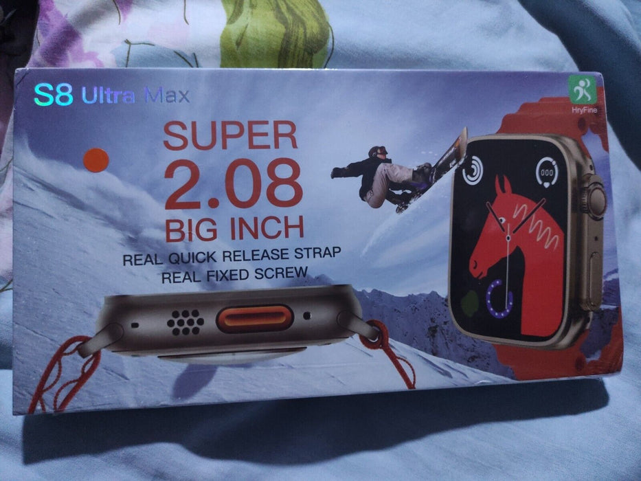 s8 ultra Max Titanium Case Smart Watch
