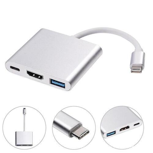 3 in1 Type C to USB-C 4K HDMI USB 3.0 Hub - Esellertree