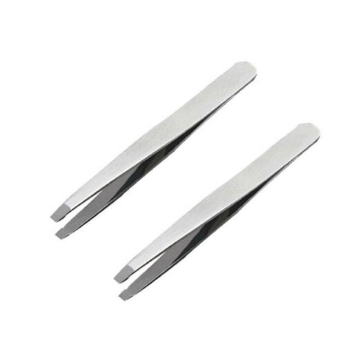 Silver Professional Eyebrow Tweezers - Esellertree