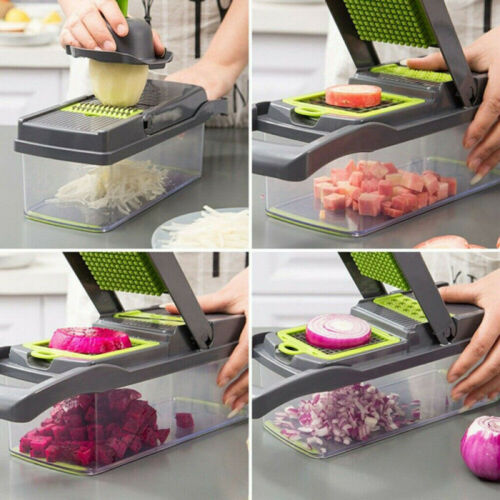 Vegetable Chopper 15-in-1 Kitchen Mandoline Vegetable Cutter Slicer Food Chopper