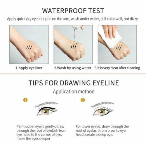 DNM Fashion 12 Colors eyeliner Waterproof - Esellertree