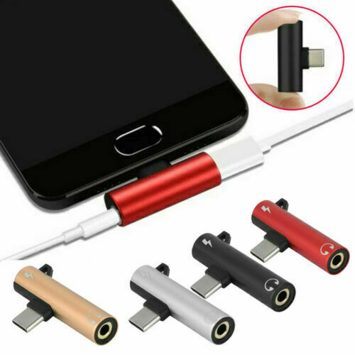 USB Type C To 3.5mm Audio Aux Headphone Jack Charger Adapter - Esellertree