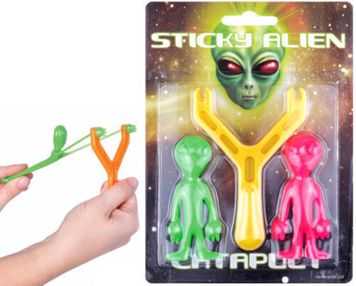 Sticky Alien Sticky Alien Catapult Toy Loot Bag Party