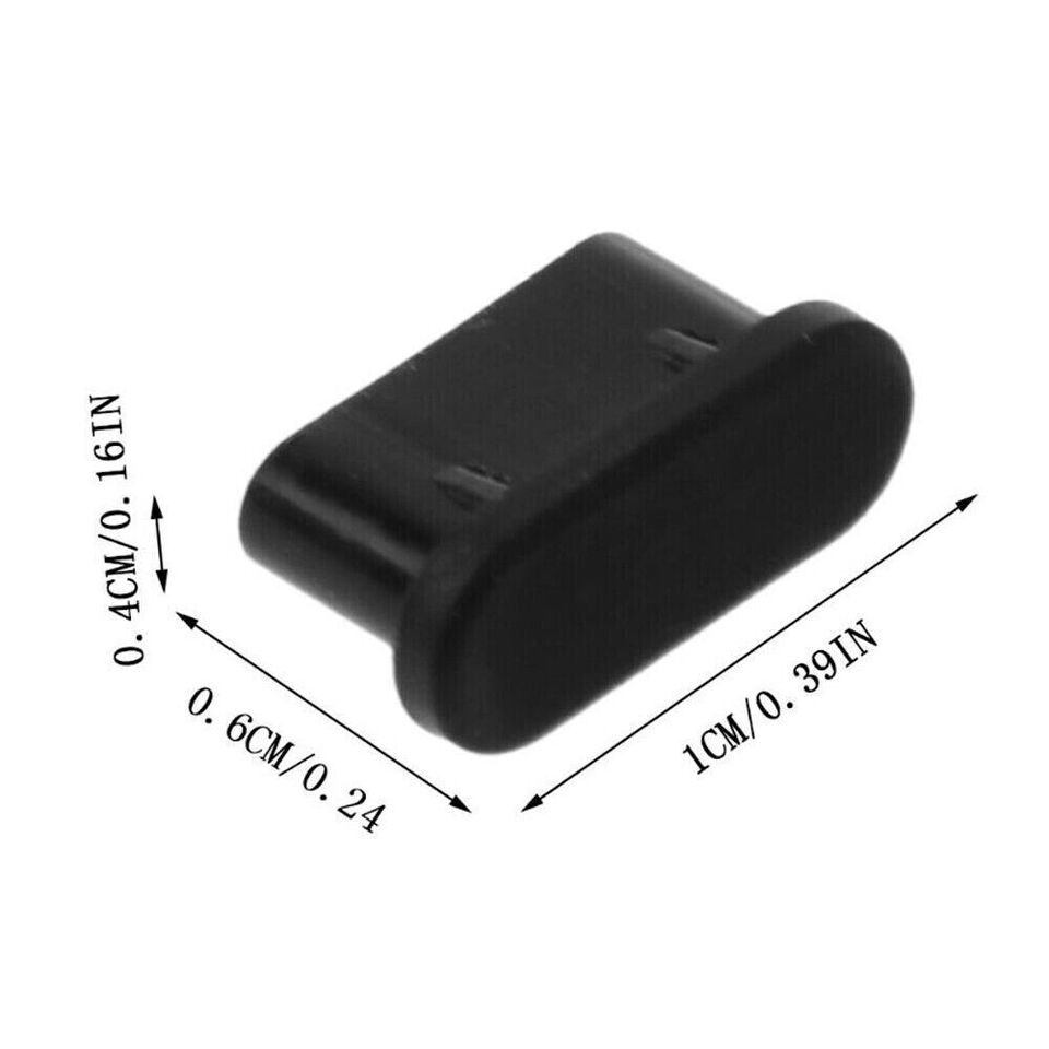 Silicone Type-C Dust Plug – USB C Charging Port Protector for Phones & Devices