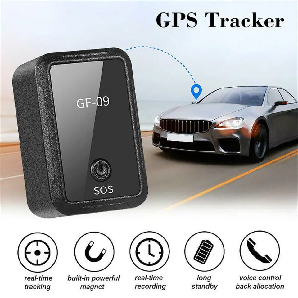 GF09 Mini Magnetic GPS Tracker Real Time Tracking Car Locator Device 2G GSM GPRS