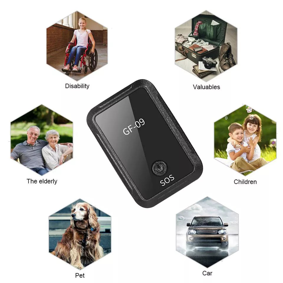 GF09 Mini Magnetic GPS Tracker Real Time Tracking Car Locator Device 2G GSM GPRS