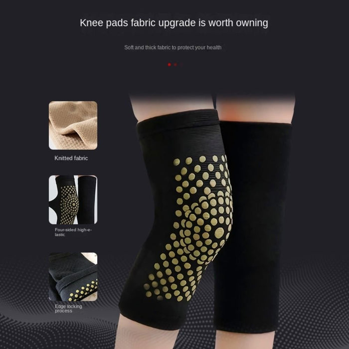 Self Heating knee Sleeve Arthritis Support Brace Protector Leg Warmer - Esellertree