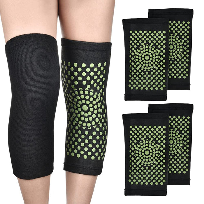 Self Heating knee Sleeve Arthritis Support Brace Protector Leg Warmer - Esellertree