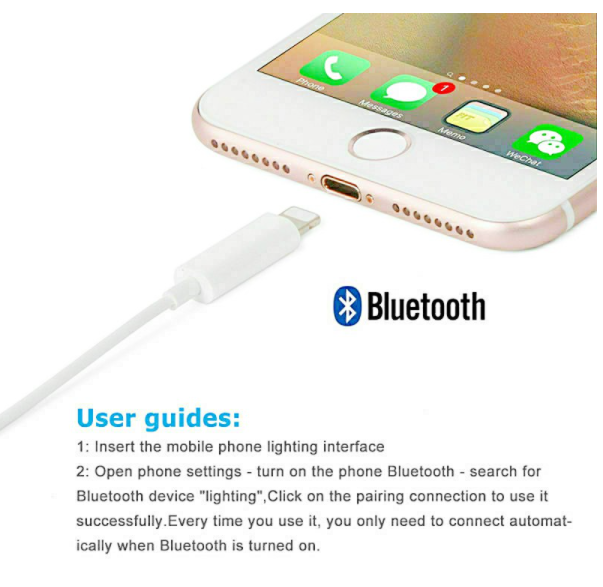 Adapter for iPhone 3.5mm Jack Connector cable Headphone Aux All IOS Device - Esellertree