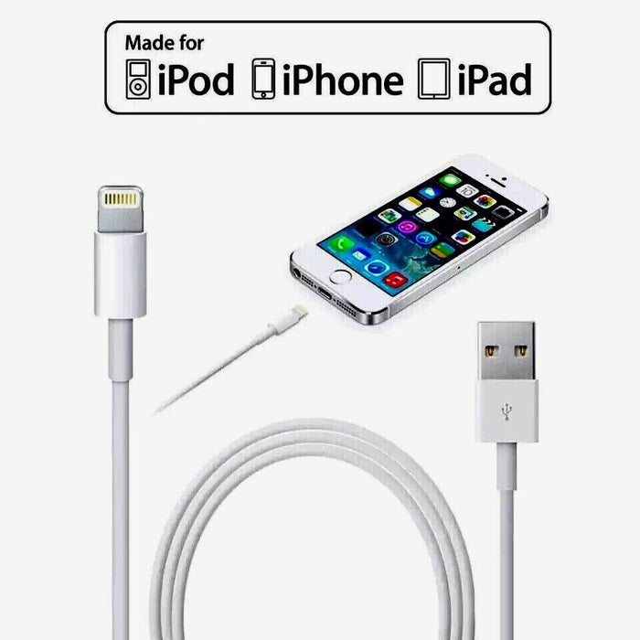 Genuine iPhone Charger For Apple Cable USB Lead 5 6 7 8 X XS XR 11 Pro Max - Esellertree