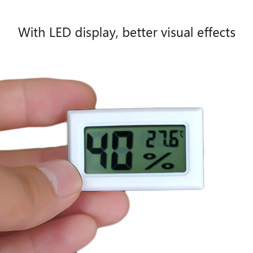 Humidity Scale Digital Digital Temperature Humidity Meter | LCD Thermometer Hygrometer UK ...