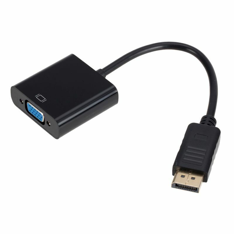 HD Display Port DP Male to VGA Female Adapter Converter Cable Lead DisplayPort - Esellertree