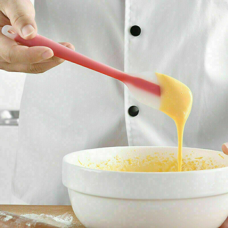 Silicone Spatula Heat Resistant Seamless Rubber Cake Mixing Scraper - Esellertree