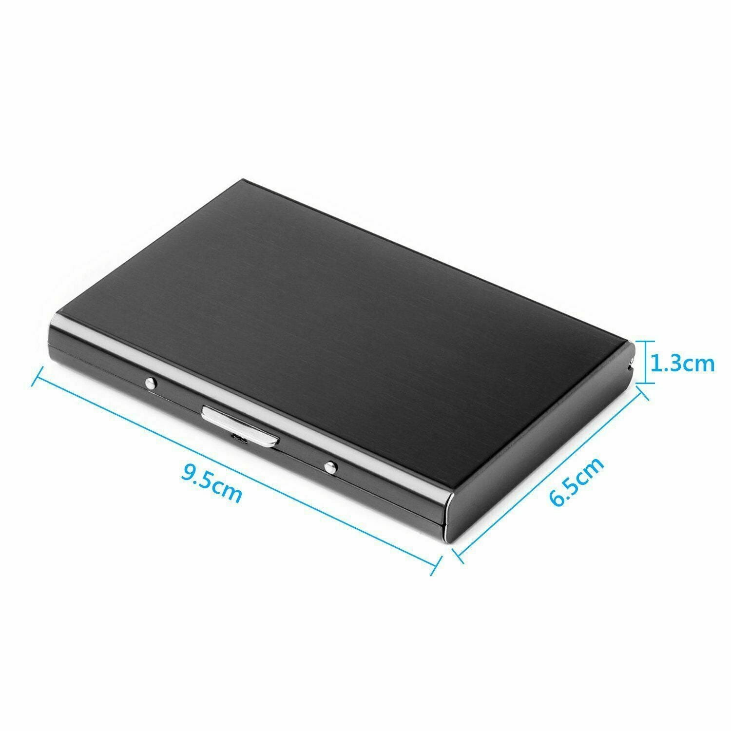 RFID Blocking Aluminum Protector Metal Wallet Credit Card Holders Thin Case Box - Esellertree