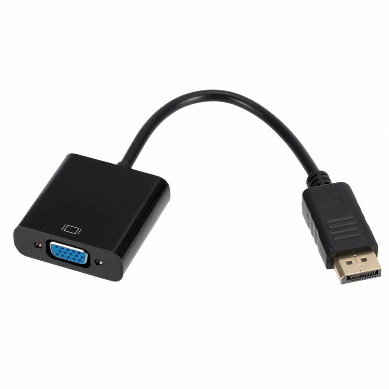 HD Display Port DP Male to VGA Female Adapter Converter Cable Lead DisplayPort - Esellertree