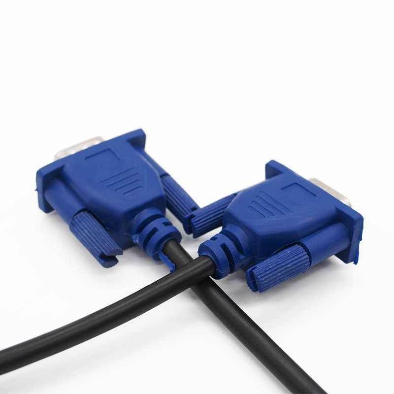 VGA Cable 1M VGA SVGA D-Sub Male 15 Pin PC to TFT LCD Monitor TV Lead UK - Esellertree