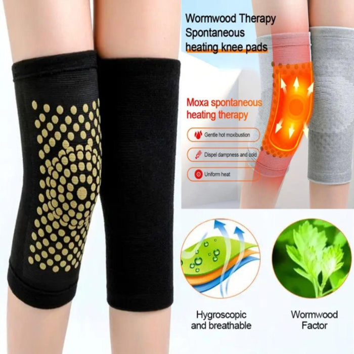 Self Heating knee Sleeve Arthritis Support Brace Protector Leg Warmer - Esellertree