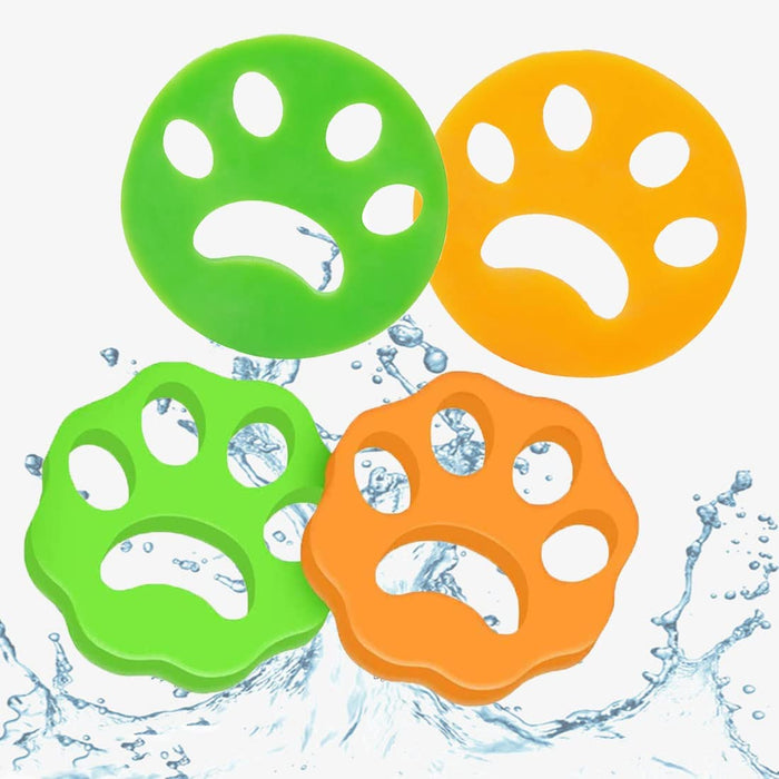 12pcs Pet Hair Remover for Laundry Lint Catcher Laundry Hair Catcher for Washing  Machine Reusable Dog Hair Remover for Laundry Dog Hair Catcher for Washer , Dryer ,Bedding,Clothes(Orange) 