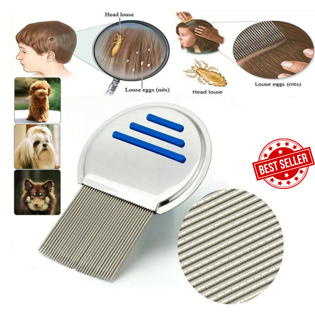 Nitty Gritty Lice nit Comb Head Lice Treatment Stainless Steel Metal C ...