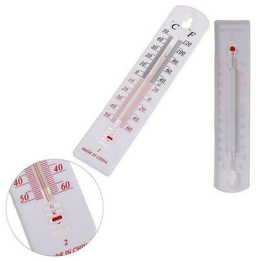 Wall Thermometer Indoor Outdoor Hang Garden Greenhouse House Office Room UK - Esellertree