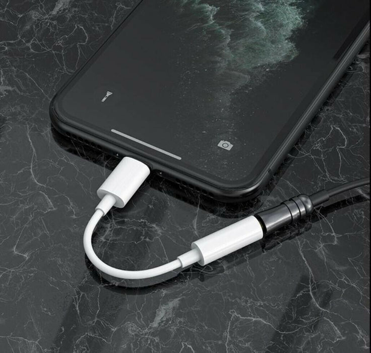 Adapter for iPhone 3.5mm Jack Connector cable Headphone Aux All IOS Device - Esellertree