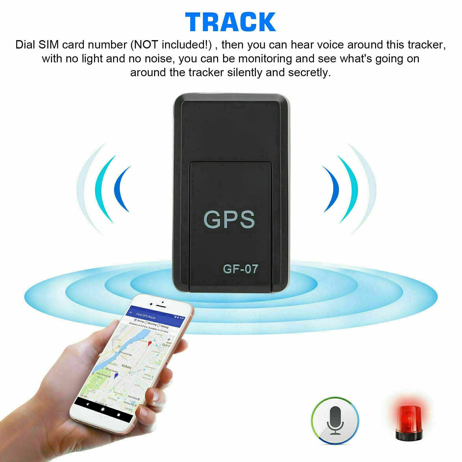 Universal Car GPS Tracker Magnetic Vehicle Bike Mini Tracking Device Wireless UK - Esellertree