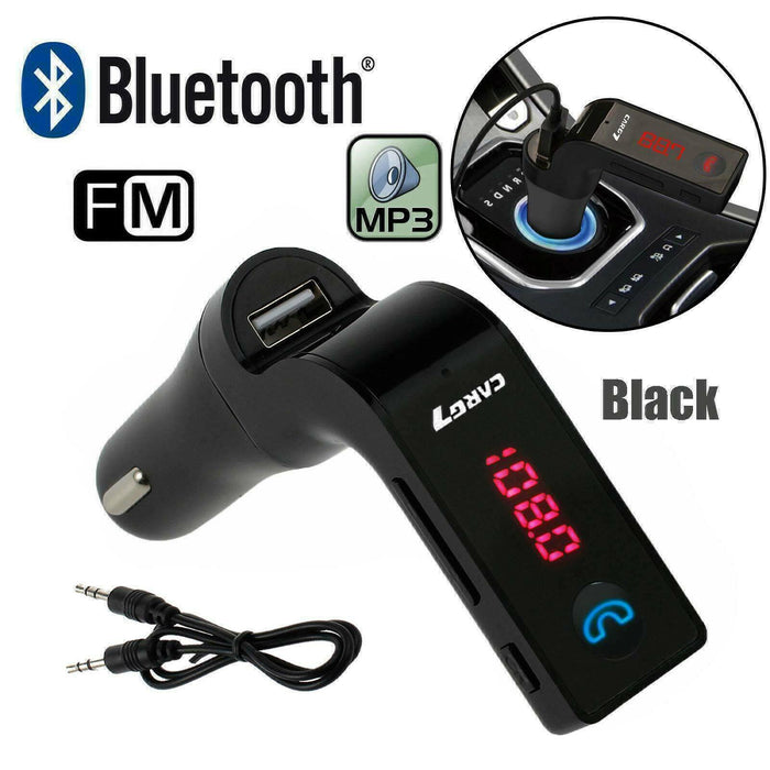 Wireless Car MP3 Bluetooth FM Transmitter Radio Music Player LCD USB Charger Kit - Esellertree