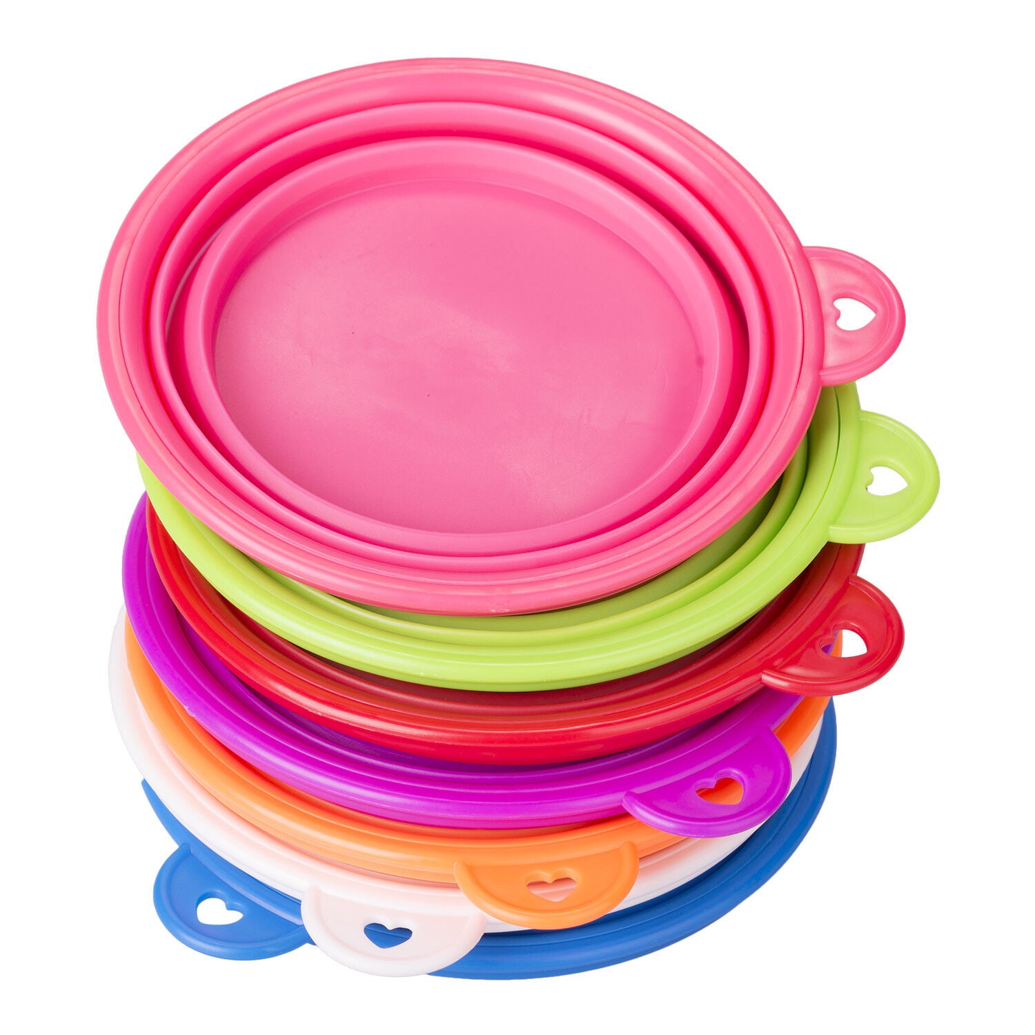 Collapsible Pet Dog Cat Feeding Bowl Pop Up Compact Travel Silicone Dish Feeder - Esellertree