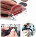 48PCS RUBBER PUNCTURE PATCHES BICYCLE BIKE TIRE TYRE TUBE REPAIR PATCH KIT - Esellertree