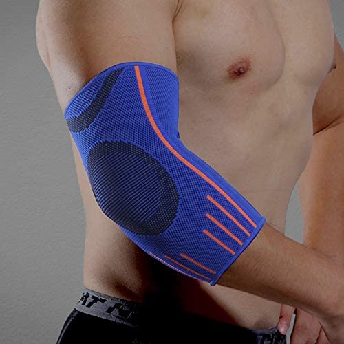 Elbow Brace Support Compression Sleeve Tennis Golfer Arthritis Pain Gym Easy Fit - Esellertree